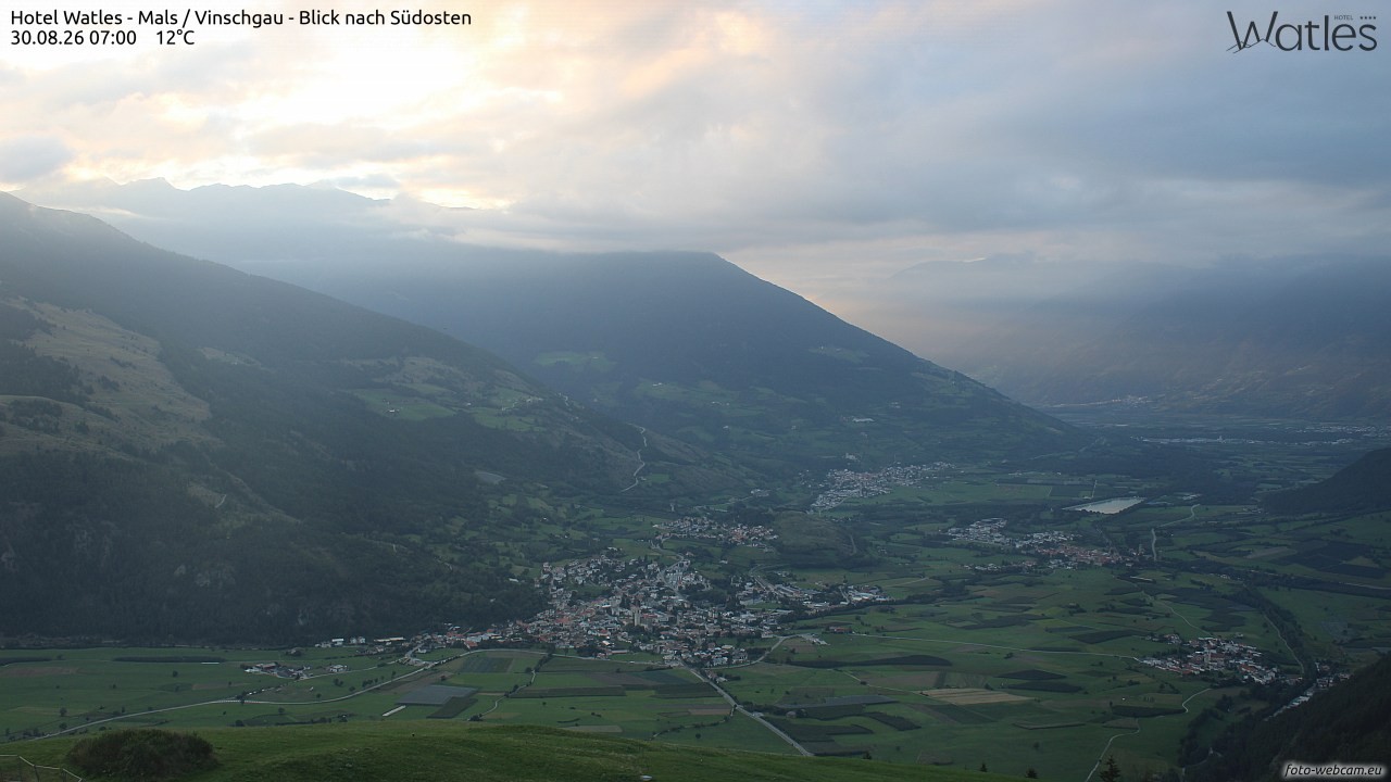 Archiv Foto Webcam Panoramablick vom Hotel Watles