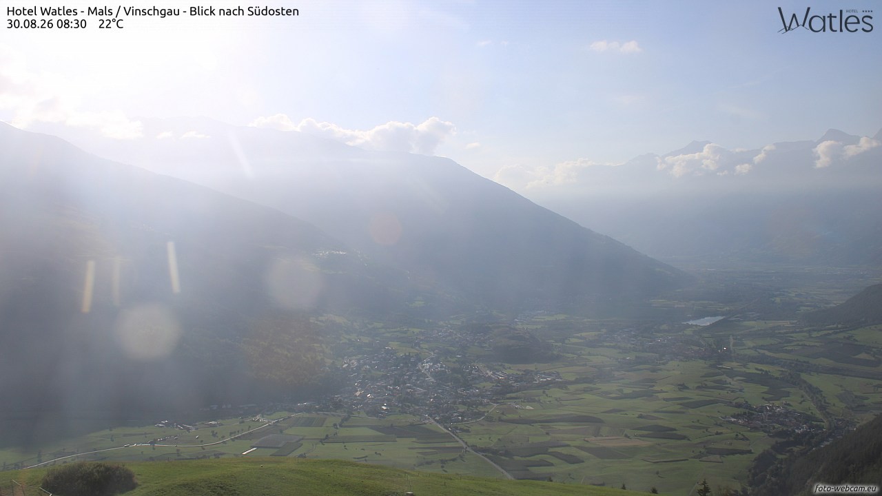 Archiv Foto Webcam Panoramablick vom Hotel Watles