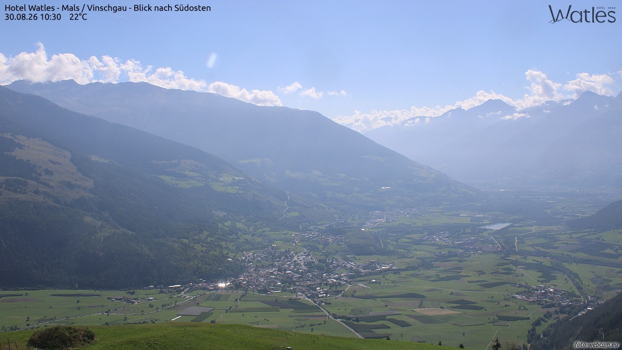 Archiv Foto Webcam Panoramablick vom Hotel Watles
