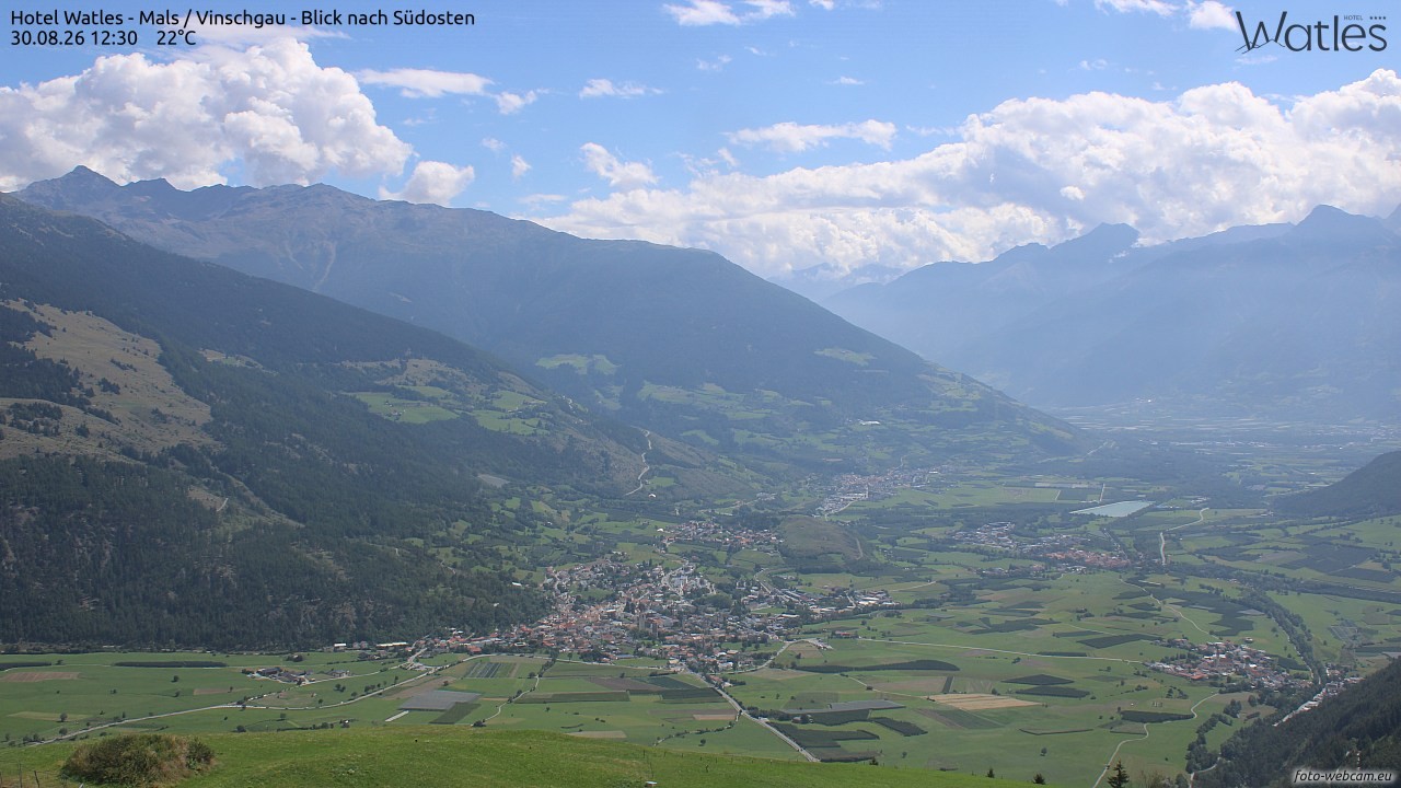 Archiv Foto Webcam Panoramablick vom Hotel Watles