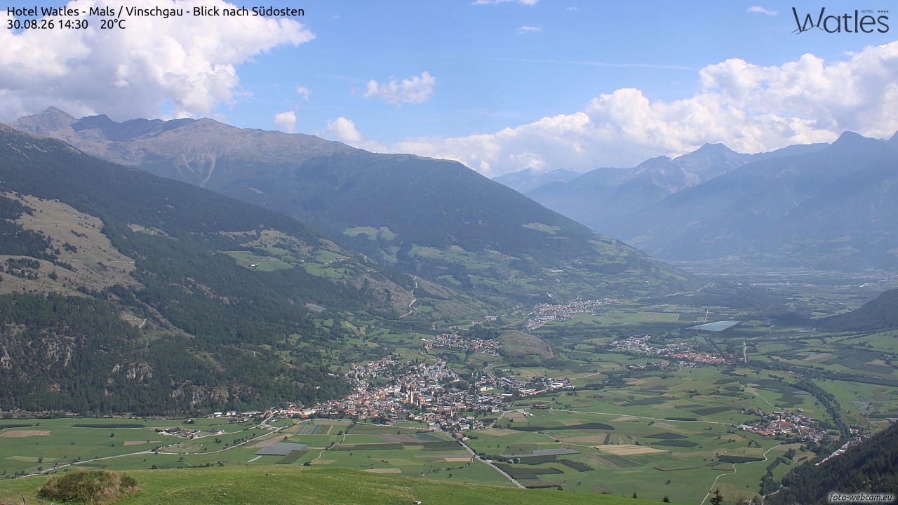 Archiv Foto Webcam Panoramablick vom Hotel Watles