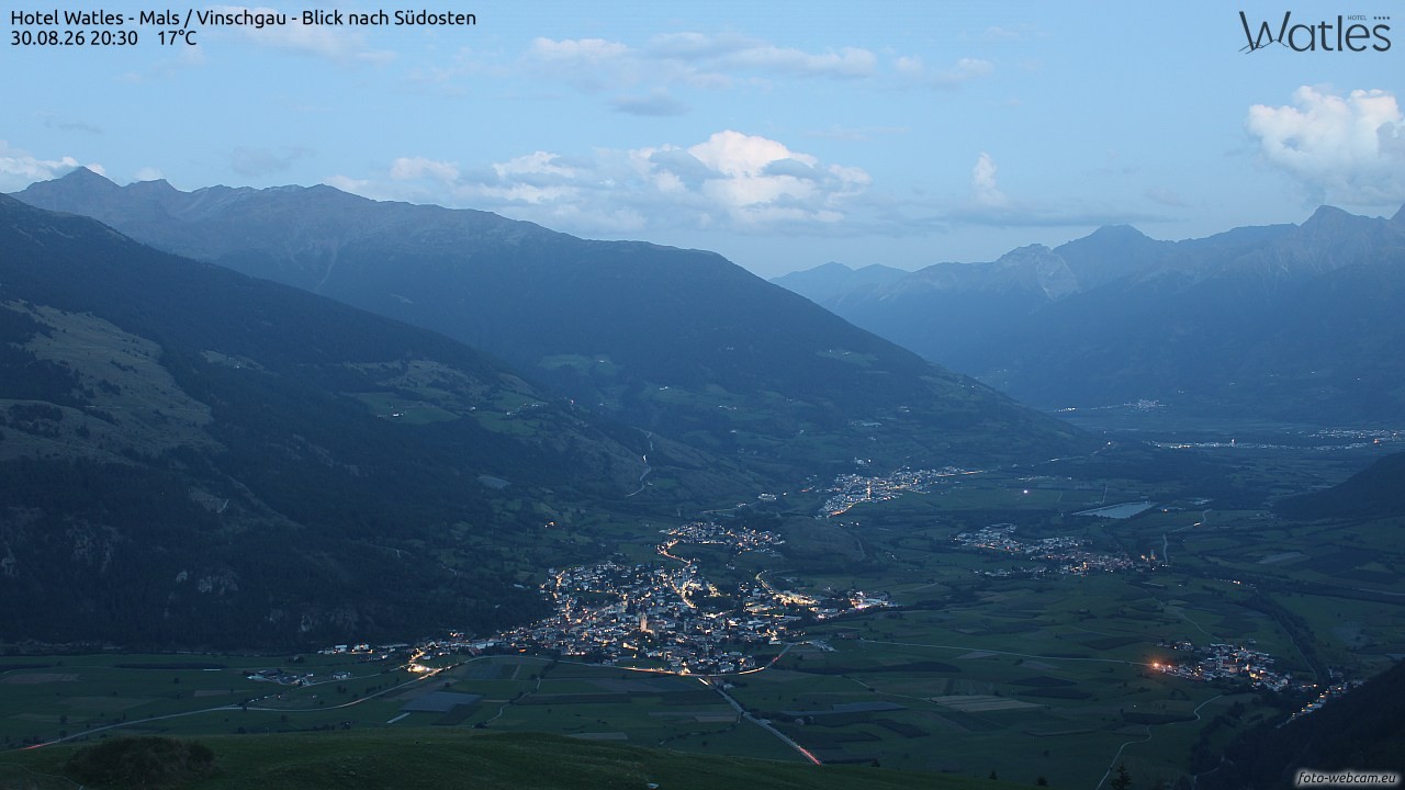 Archiv Foto Webcam Panoramablick vom Hotel Watles