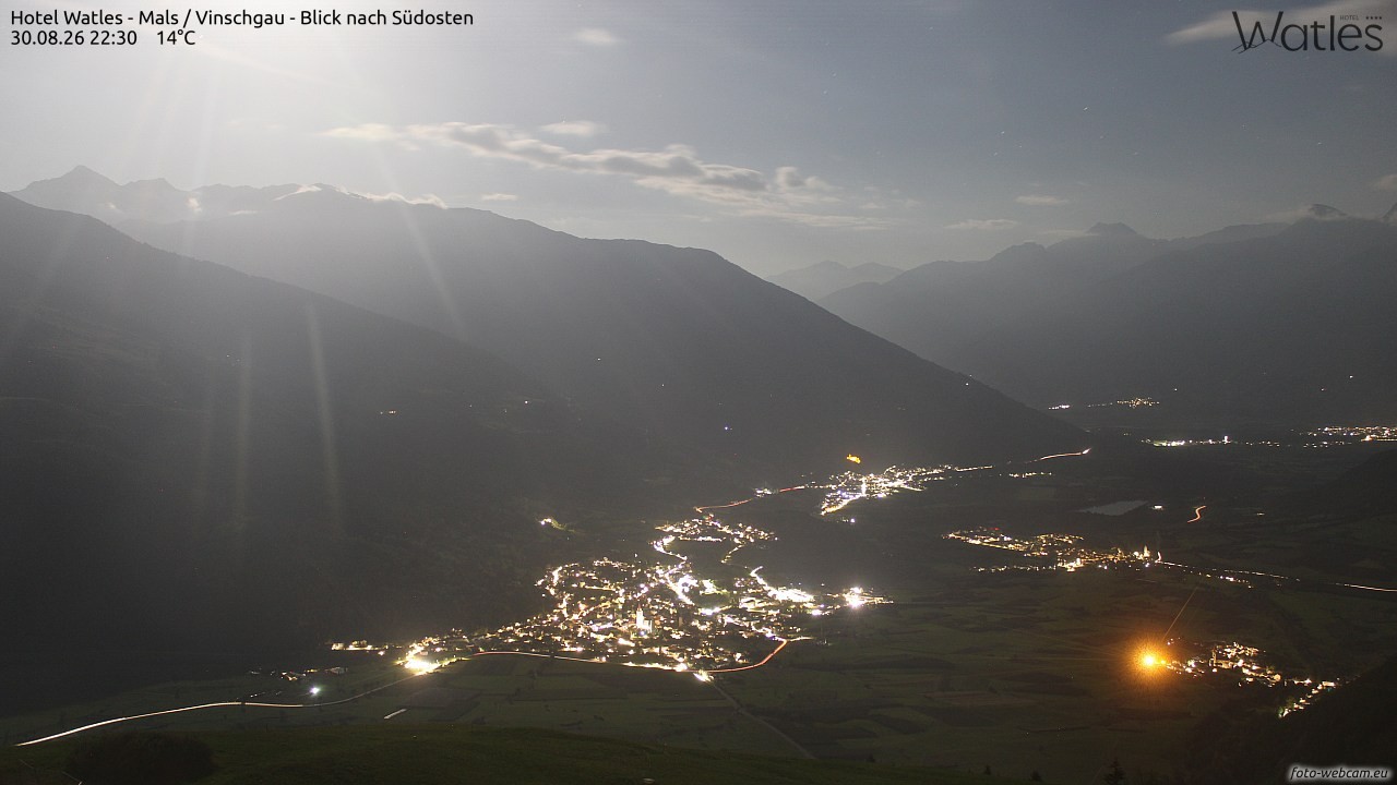 Archiv Foto Webcam Panoramablick vom Hotel Watles
