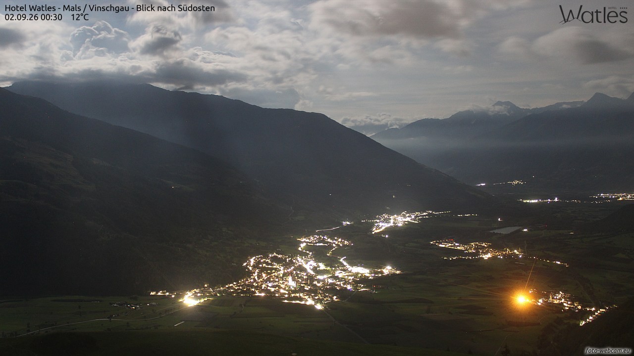 Archiv Foto Webcam Panoramablick vom Hotel Watles