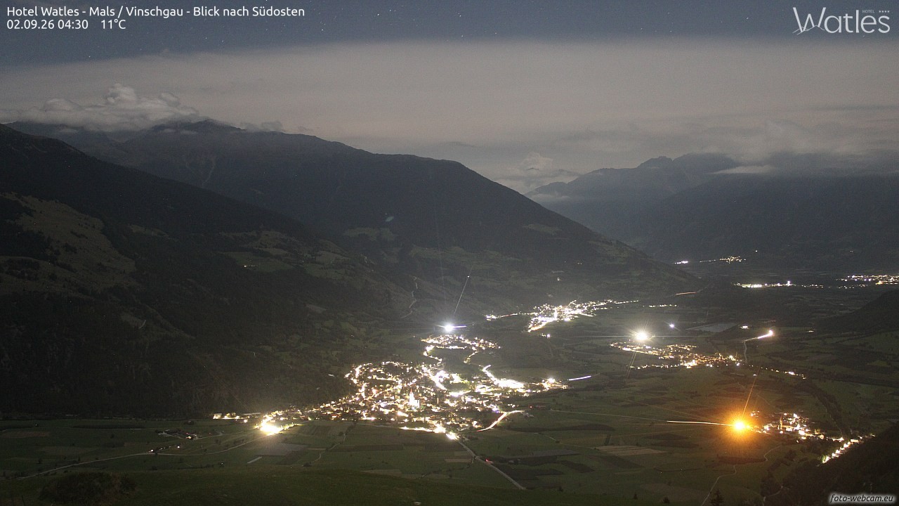 Archiv Foto Webcam Panoramablick vom Hotel Watles