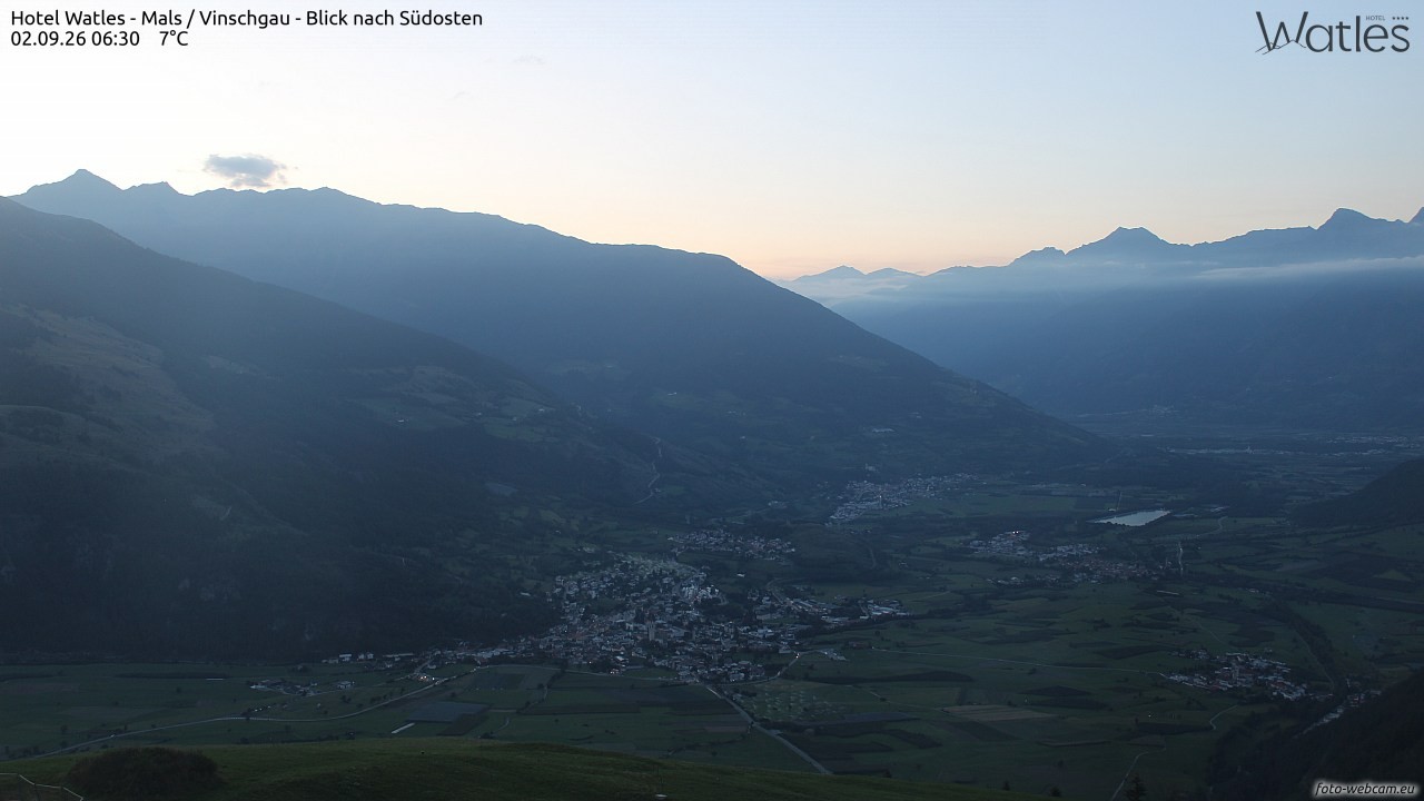 Archiv Foto Webcam Panoramablick vom Hotel Watles