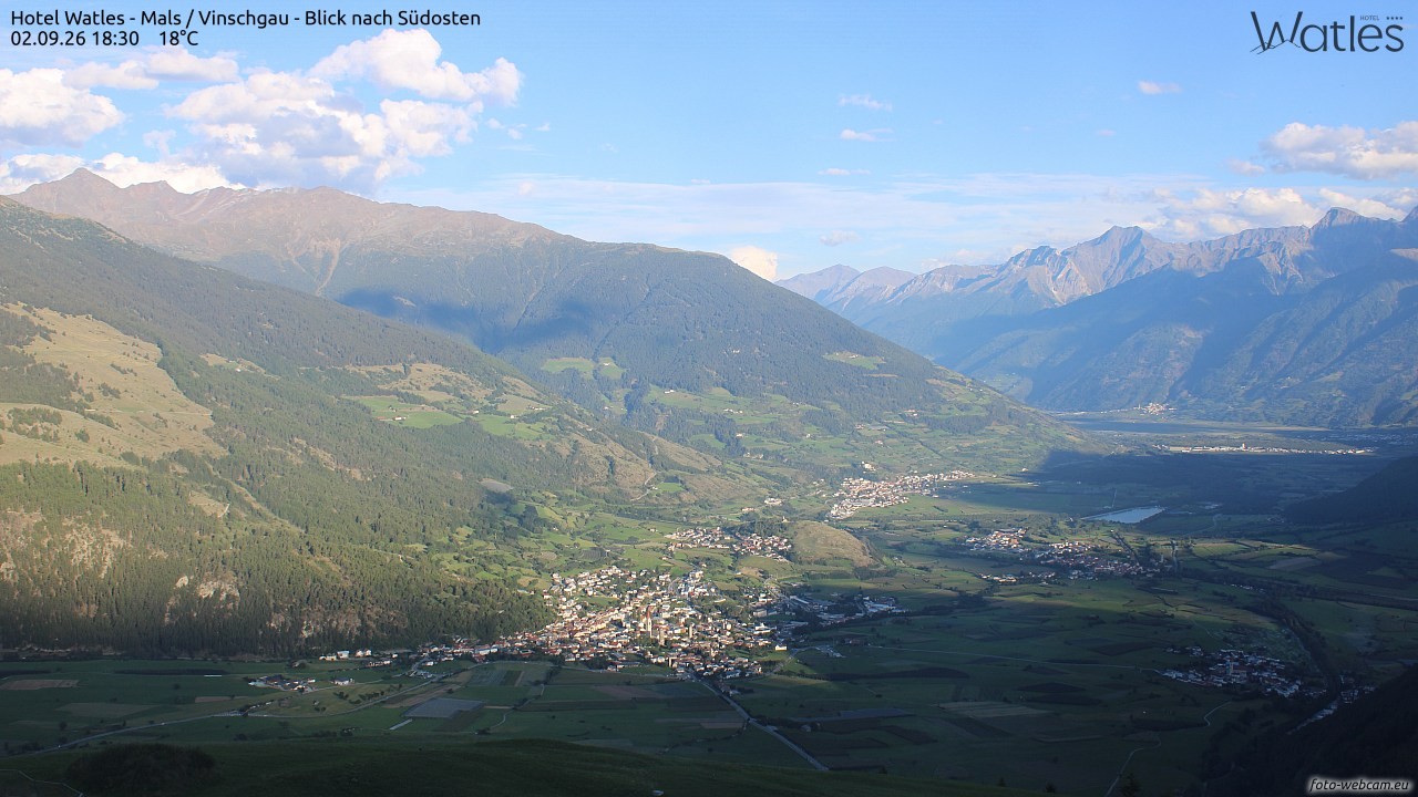 Archiv Foto Webcam Panoramablick vom Hotel Watles