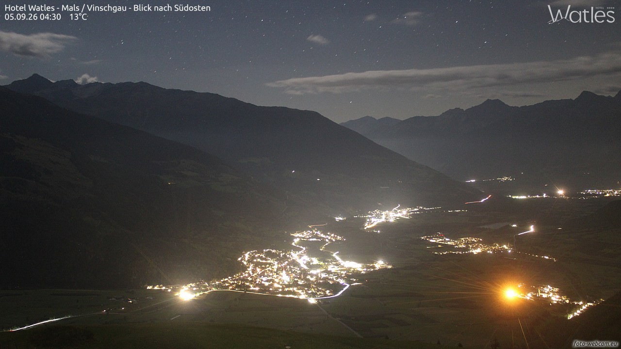Archiv Foto Webcam Panoramablick vom Hotel Watles