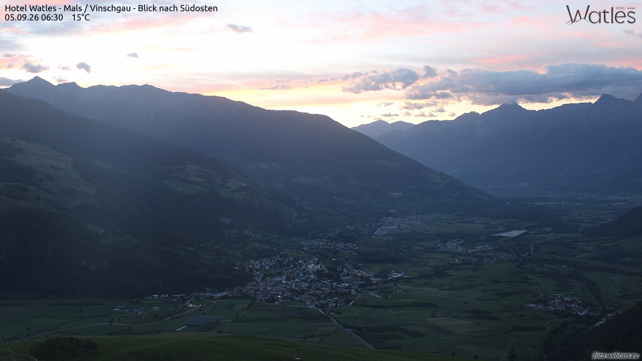Archiv Foto Webcam Panoramablick vom Hotel Watles