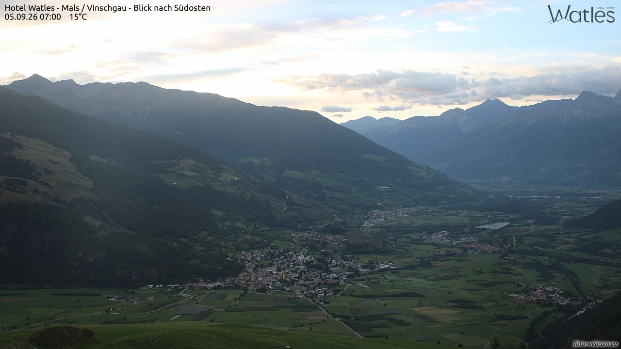 Archiv Foto Webcam Panoramablick vom Hotel Watles