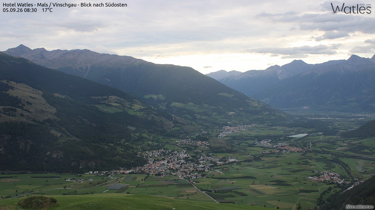 Archiv Foto Webcam Panoramablick vom Hotel Watles