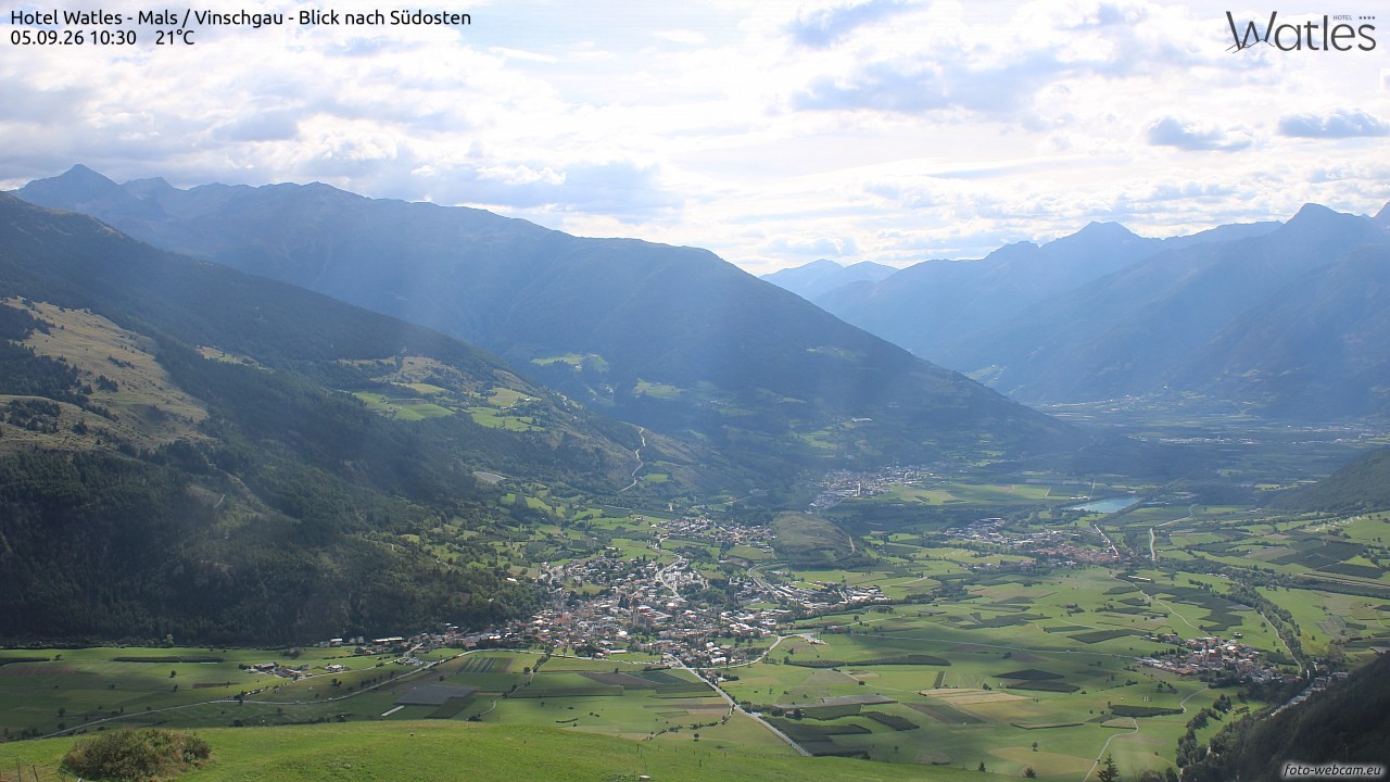 Archiv Foto Webcam Panoramablick vom Hotel Watles