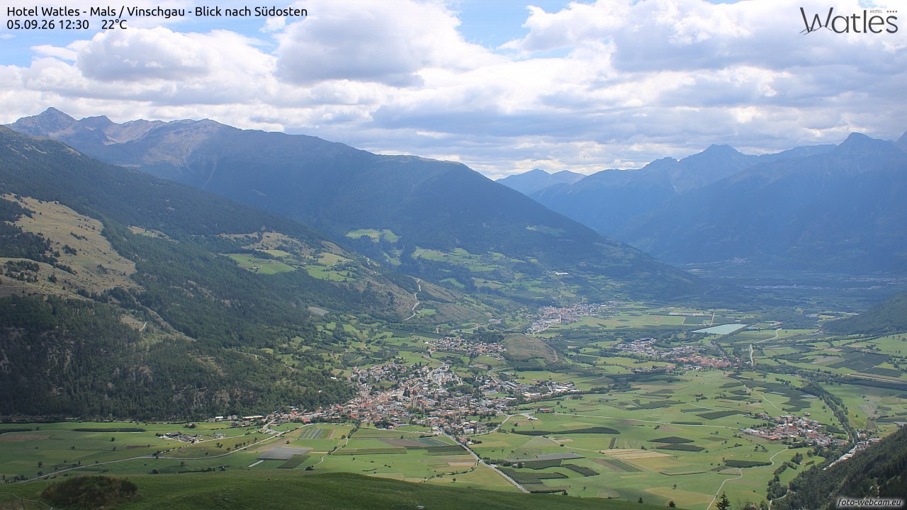 Archiv Foto Webcam Panoramablick vom Hotel Watles