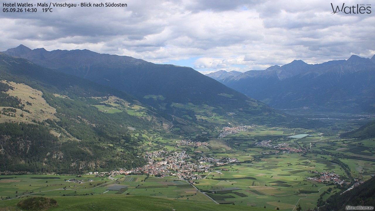 Archiv Foto Webcam Panoramablick vom Hotel Watles