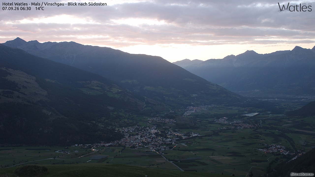 Archiv Foto Webcam Panoramablick vom Hotel Watles