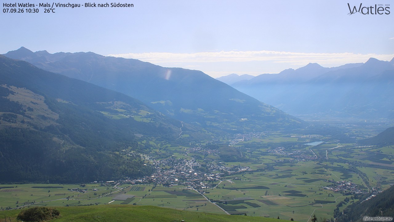Archiv Foto Webcam Panoramablick vom Hotel Watles