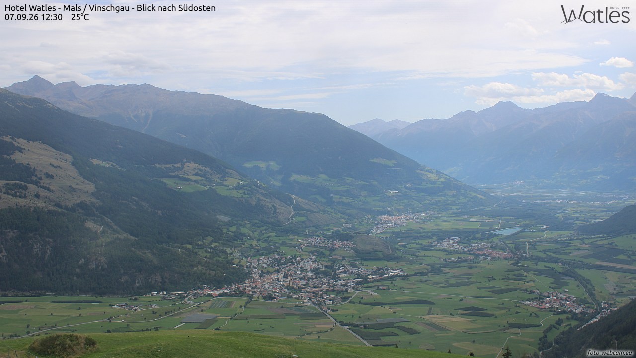 Archiv Foto Webcam Panoramablick vom Hotel Watles