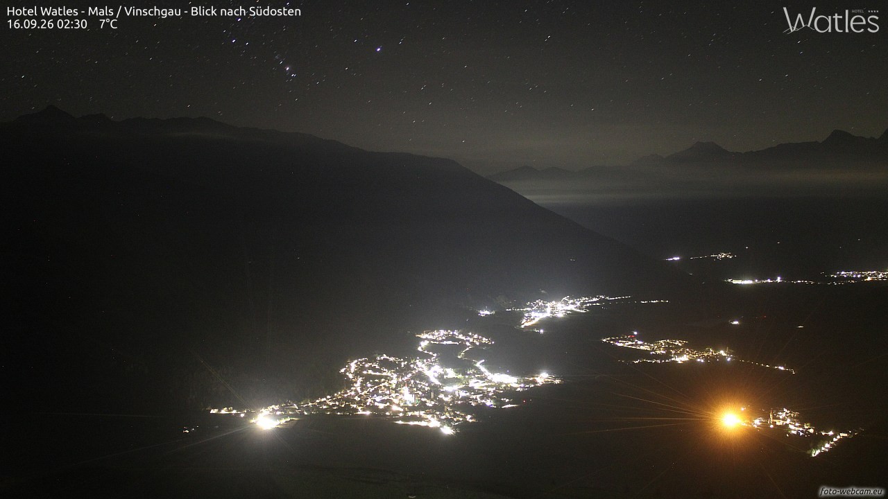 Archiv Foto Webcam Panoramablick vom Hotel Watles