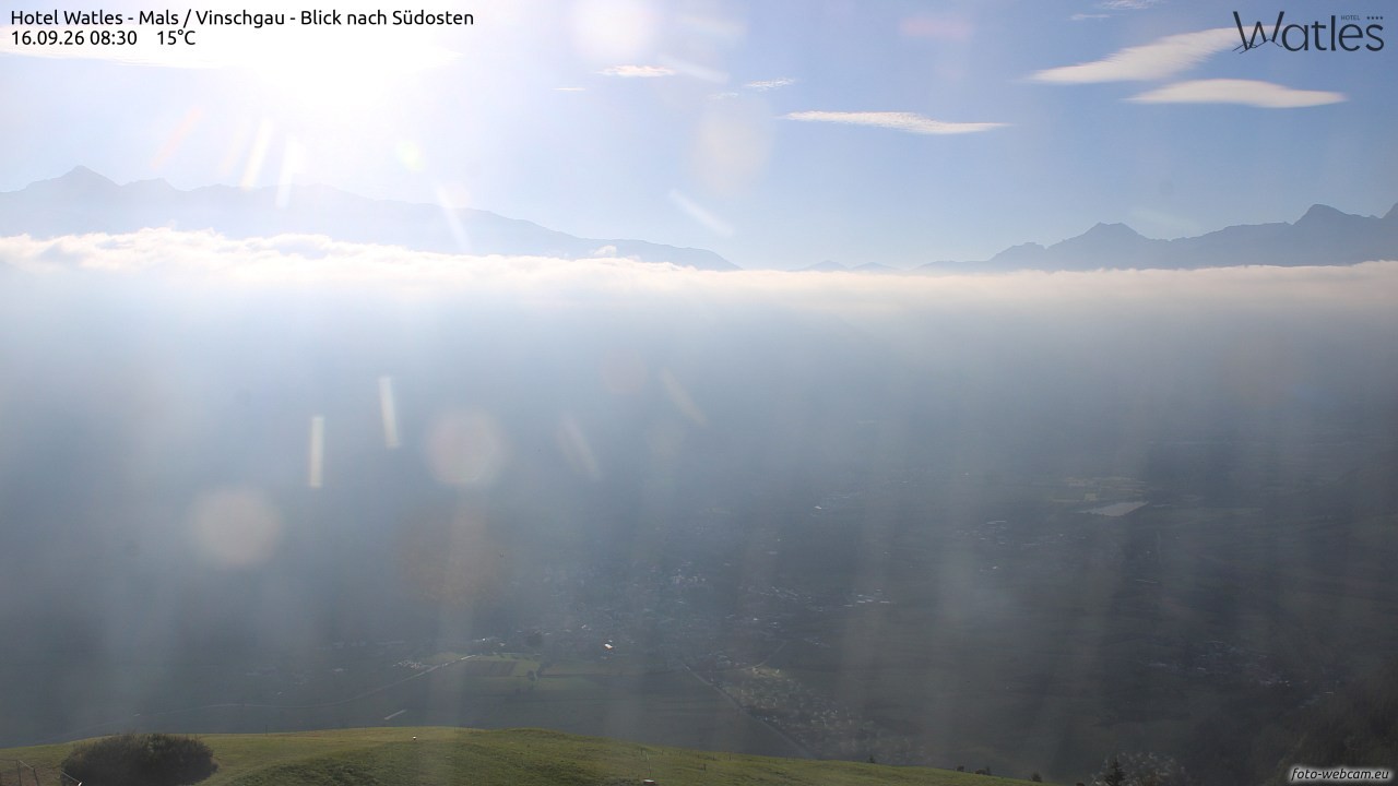 Archiv Foto Webcam Panoramablick vom Hotel Watles