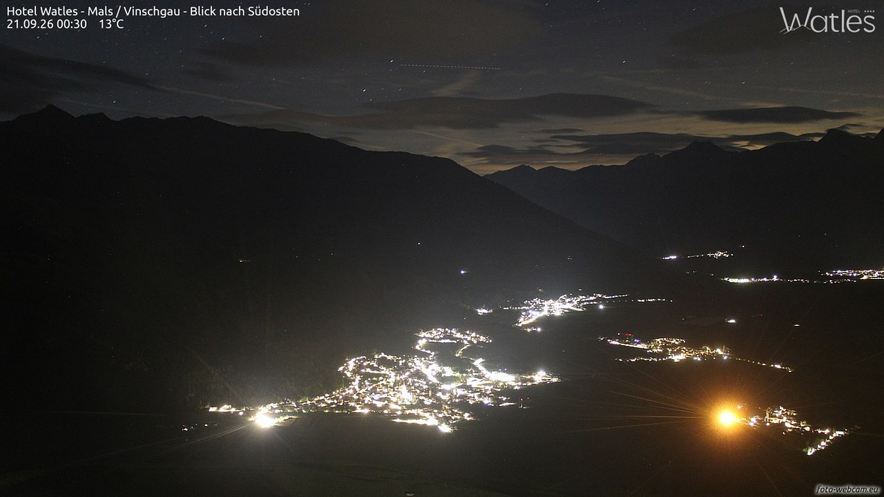 Archiv Foto Webcam Panoramablick vom Hotel Watles