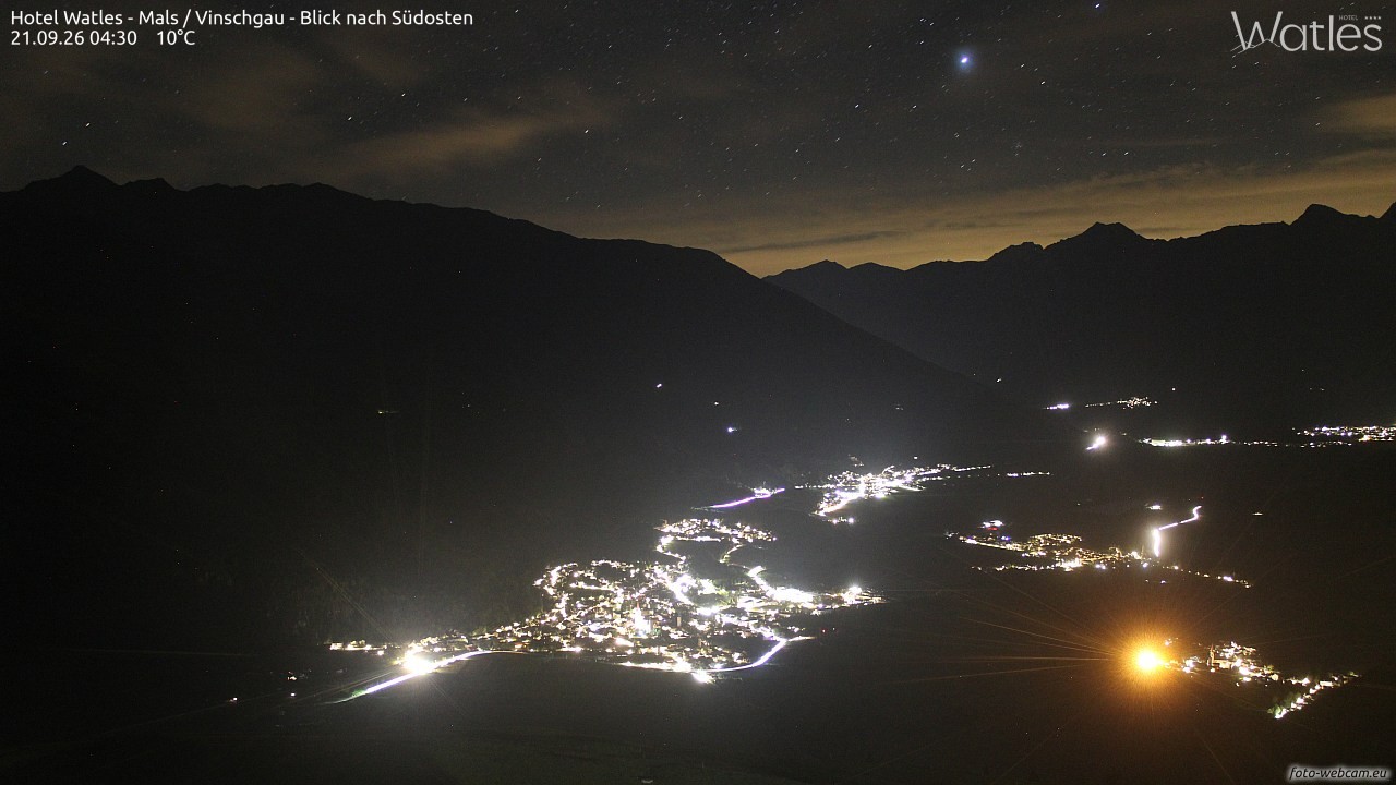 Archiv Foto Webcam Panoramablick vom Hotel Watles