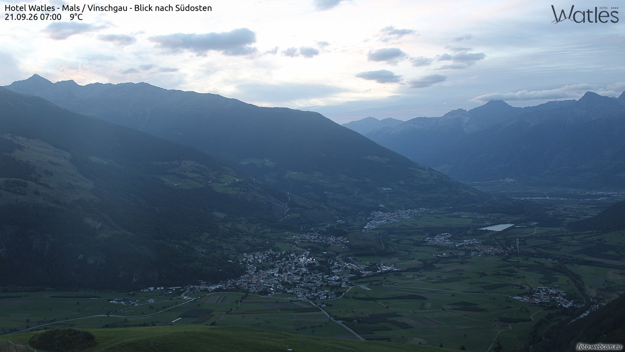 Archiv Foto Webcam Panoramablick vom Hotel Watles
