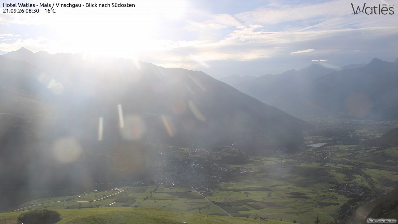 Archiv Foto Webcam Panoramablick vom Hotel Watles