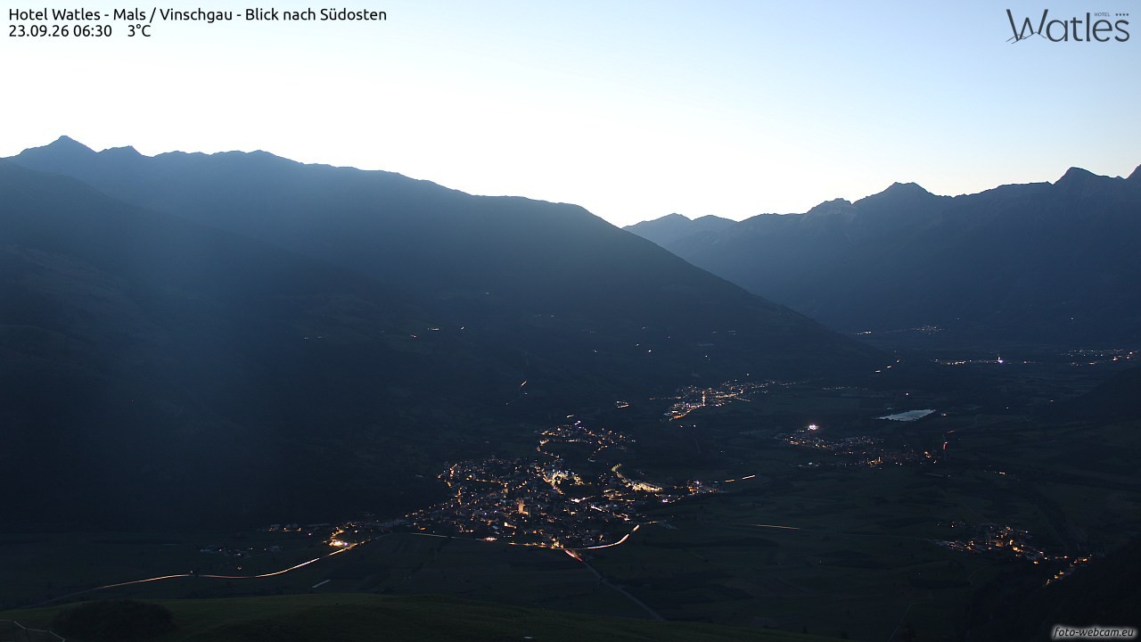 Archiv Foto Webcam Panoramablick vom Hotel Watles