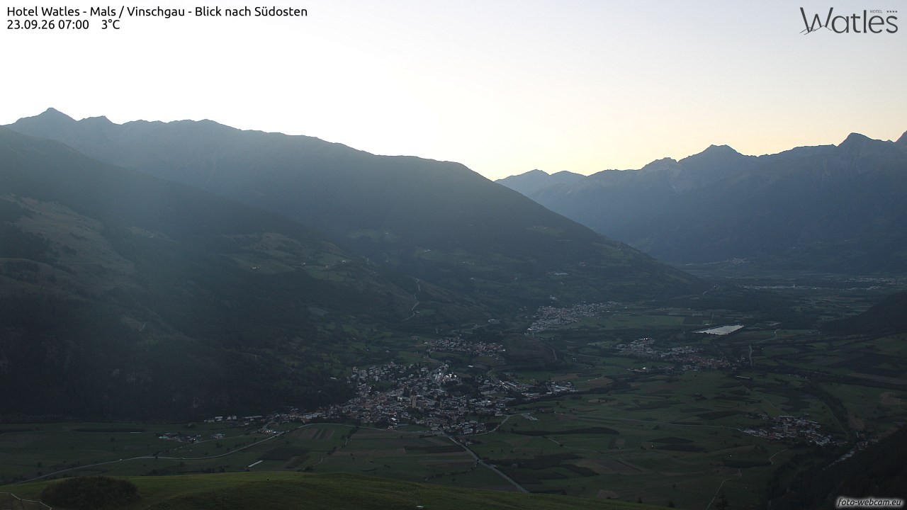 Archiv Foto Webcam Panoramablick vom Hotel Watles