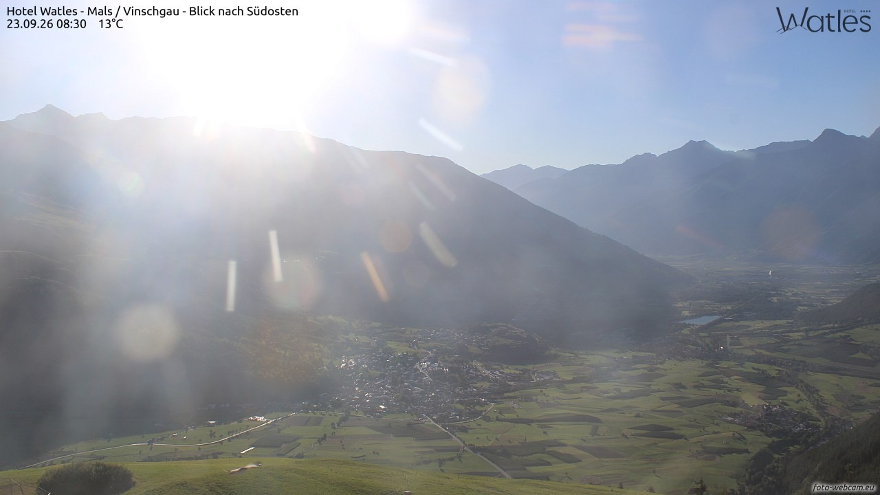 Archiv Foto Webcam Panoramablick vom Hotel Watles