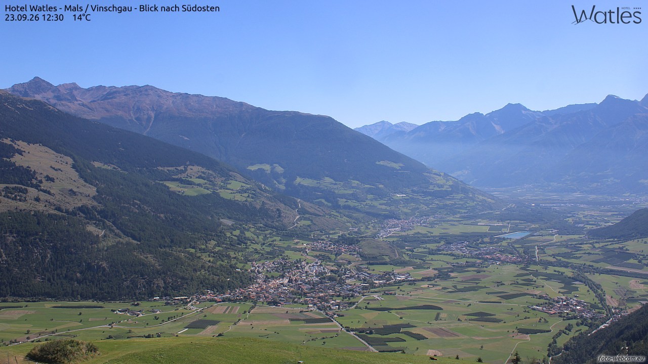 Archiv Foto Webcam Panoramablick vom Hotel Watles