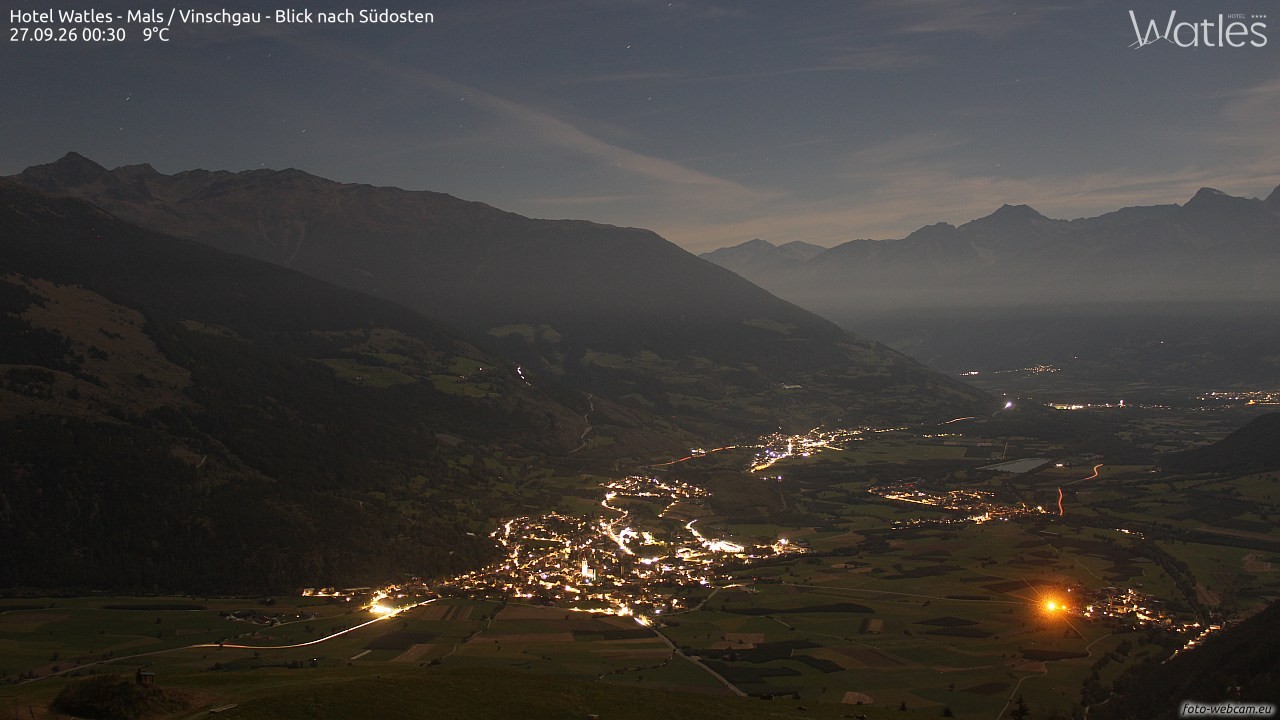 Archiv Foto Webcam Panoramablick vom Hotel Watles