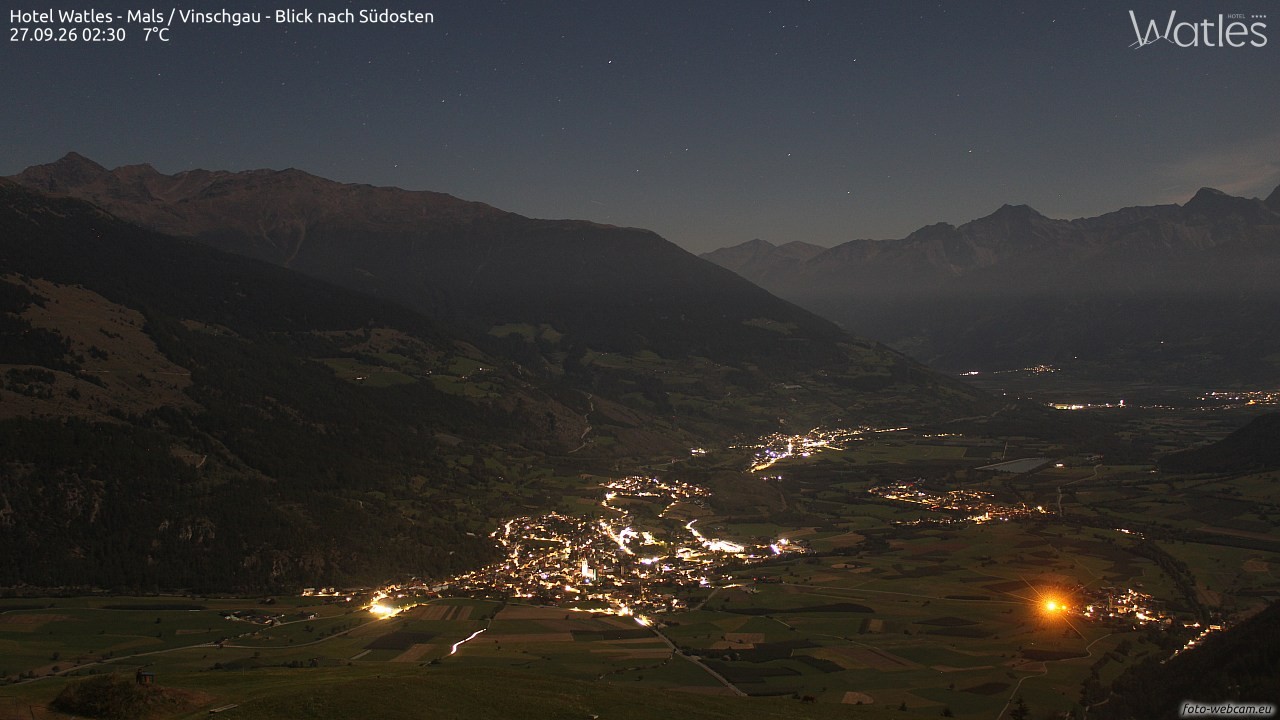 Archiv Foto Webcam Panoramablick vom Hotel Watles