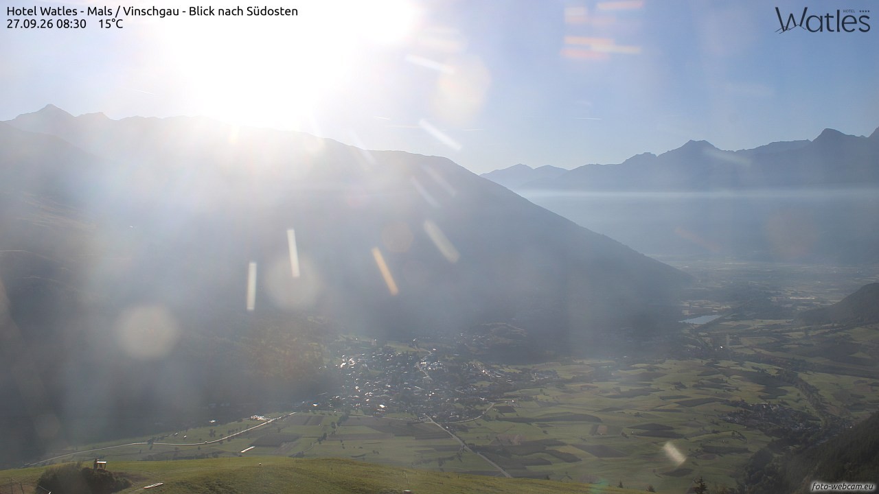 Archiv Foto Webcam Panoramablick vom Hotel Watles