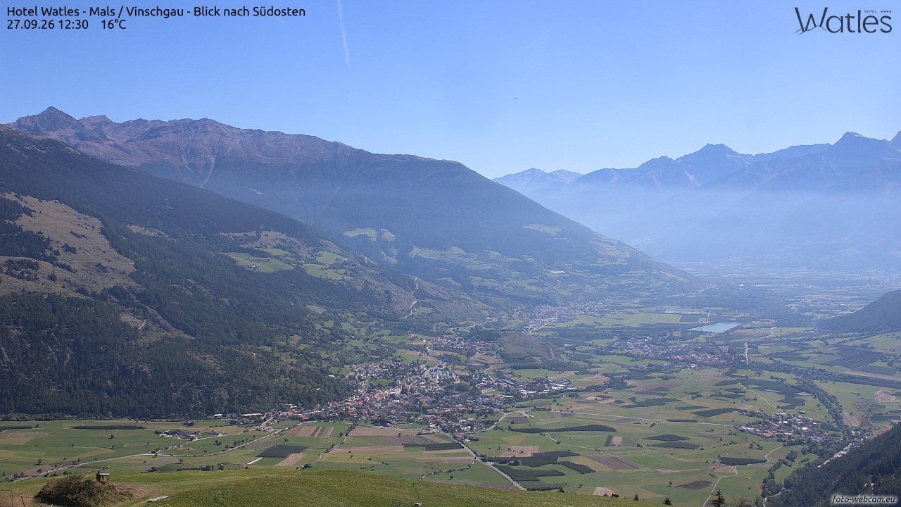 Archiv Foto Webcam Panoramablick vom Hotel Watles