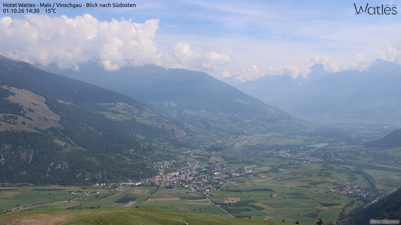 Archiv Foto Webcam Panoramablick vom Hotel Watles