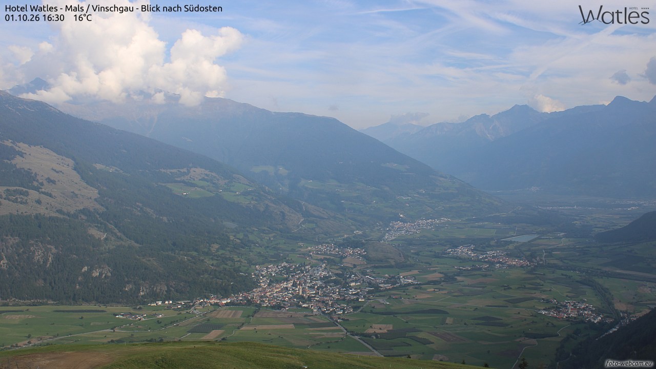 Archiv Foto Webcam Panoramablick vom Hotel Watles