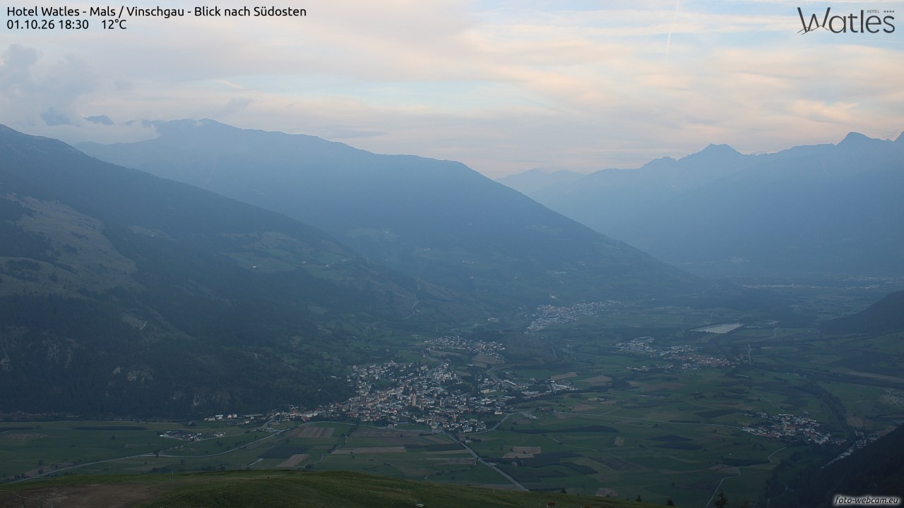 Archiv Foto Webcam Panoramablick vom Hotel Watles