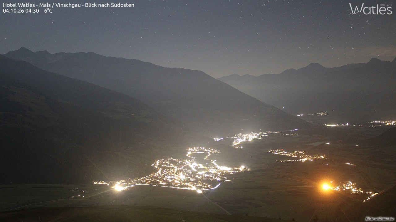Archiv Foto Webcam Panoramablick vom Hotel Watles