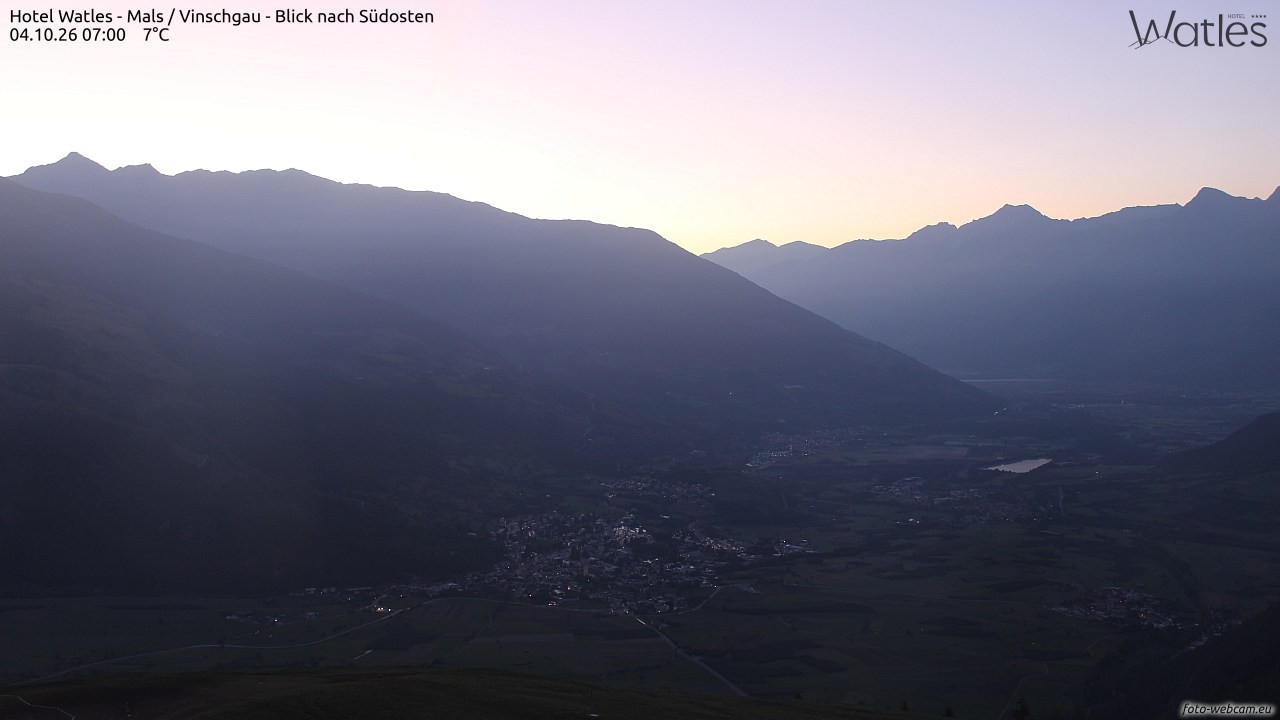 Archiv Foto Webcam Panoramablick vom Hotel Watles