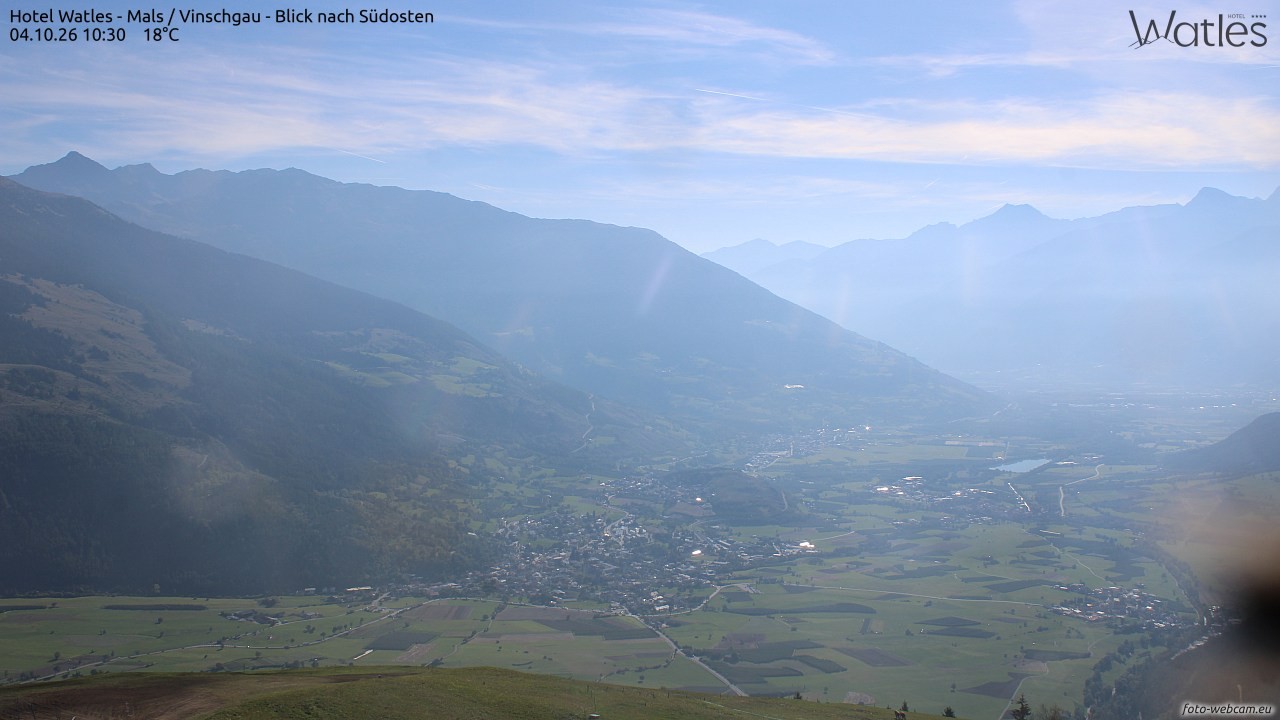 Archiv Foto Webcam Panoramablick vom Hotel Watles