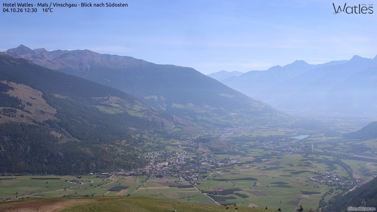 Archiv Foto Webcam Panoramablick vom Hotel Watles