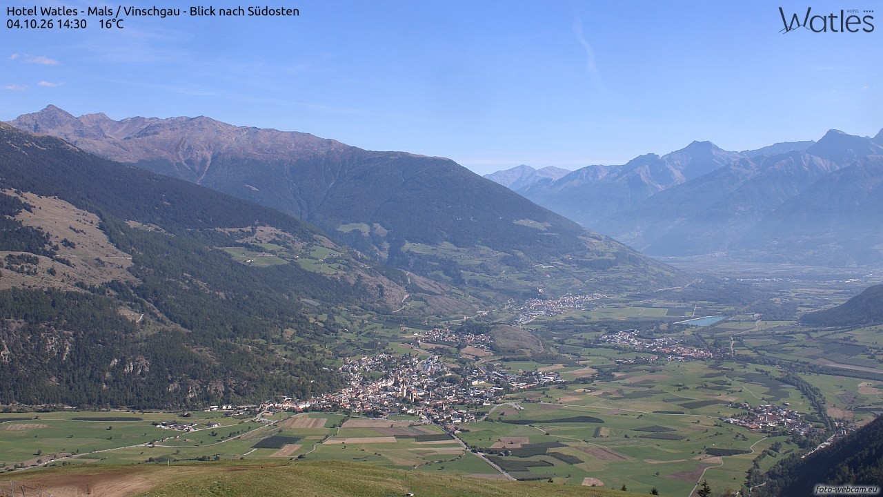Archiv Foto Webcam Panoramablick vom Hotel Watles