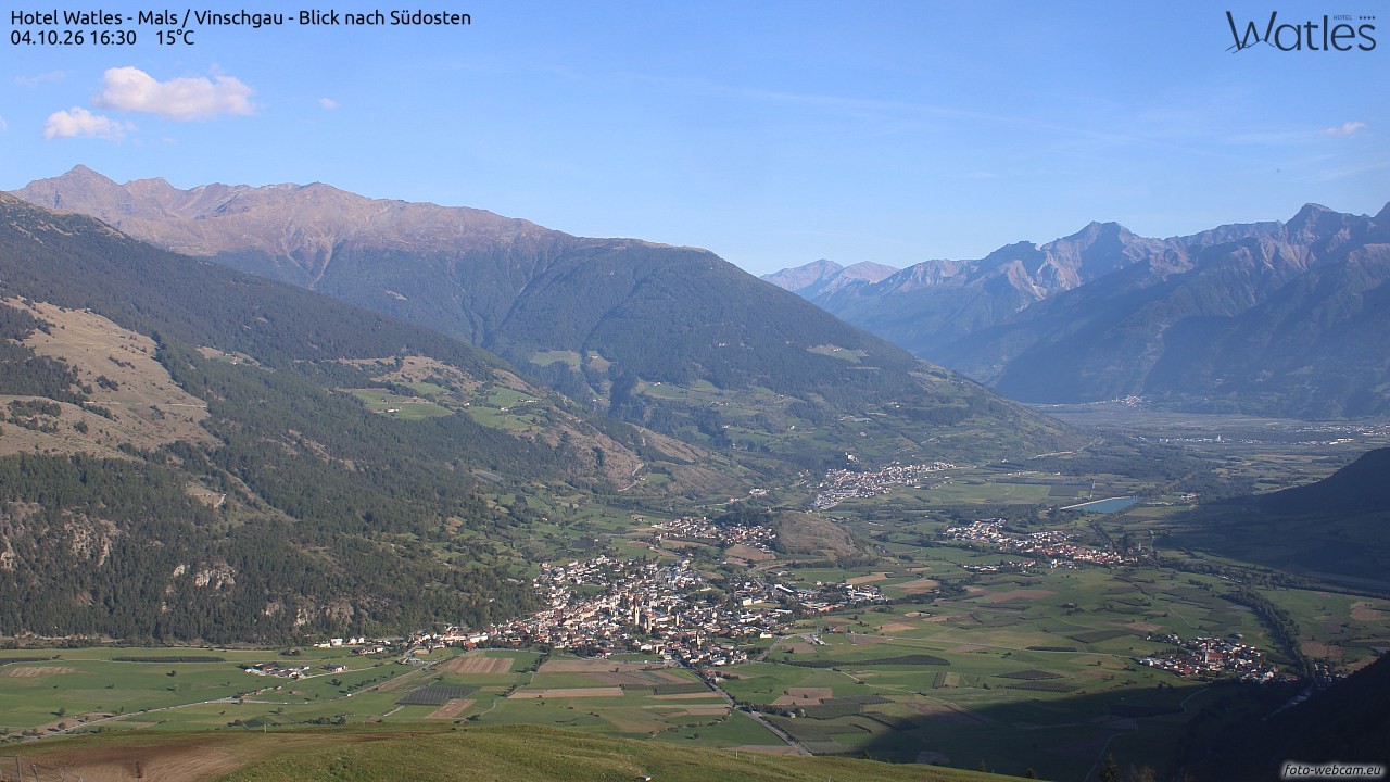 Archiv Foto Webcam Panoramablick vom Hotel Watles