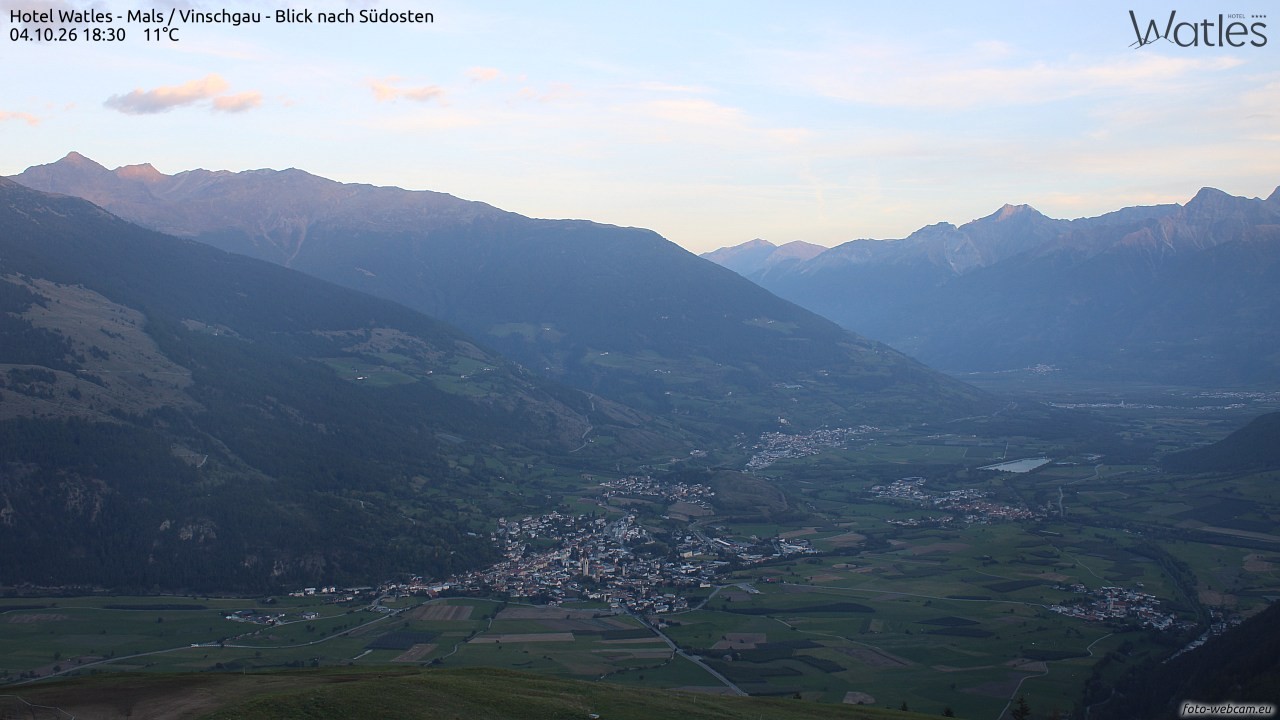 Archiv Foto Webcam Panoramablick vom Hotel Watles