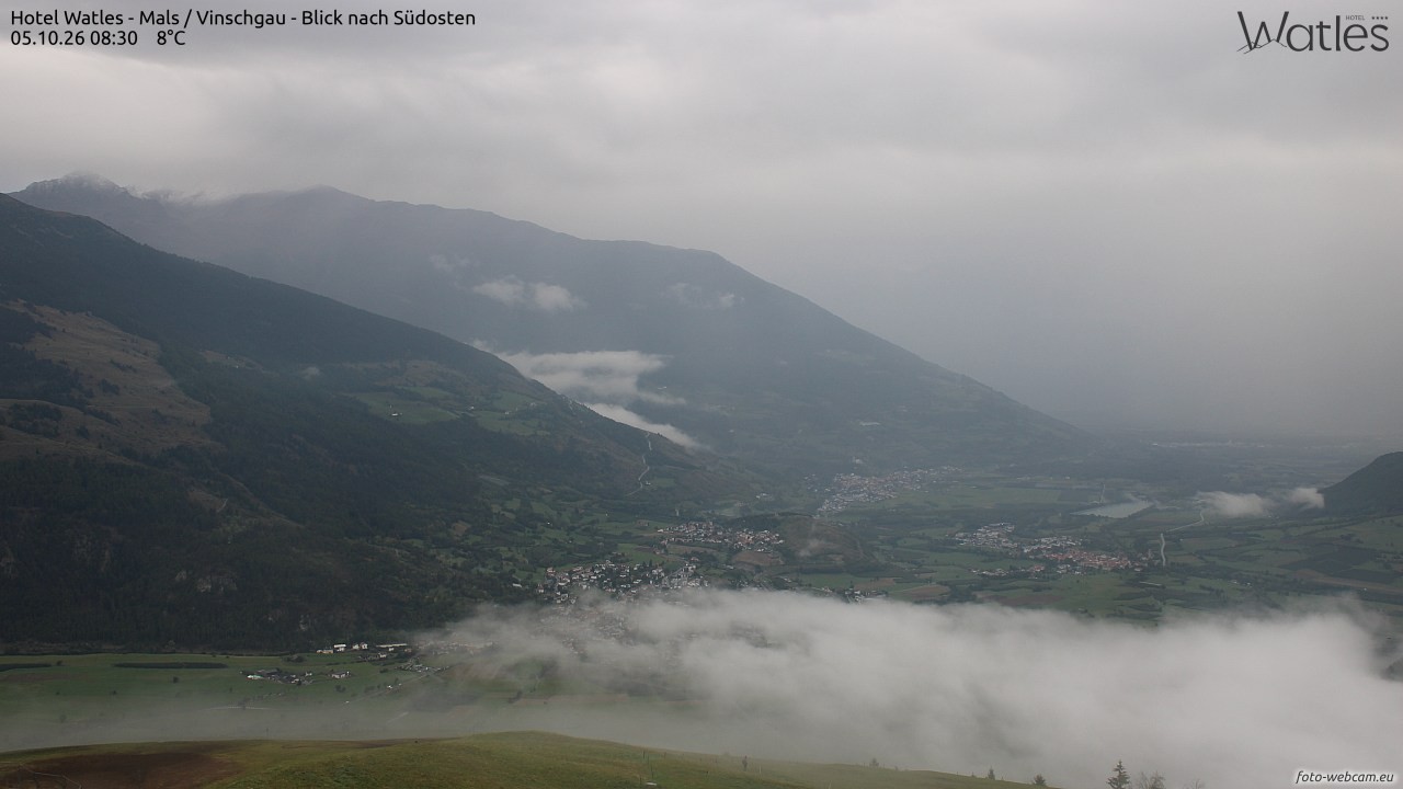 Archiv Foto Webcam Panoramablick vom Hotel Watles