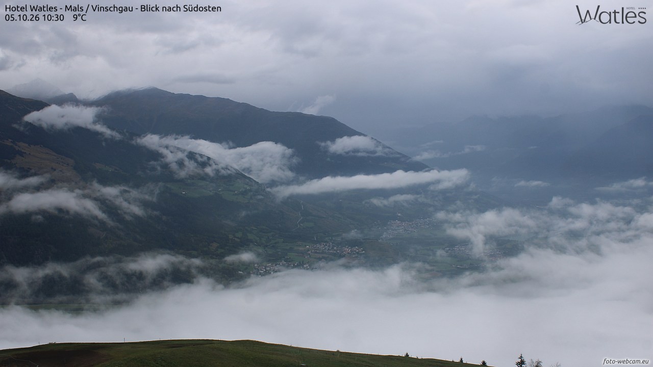 Archiv Foto Webcam Panoramablick vom Hotel Watles