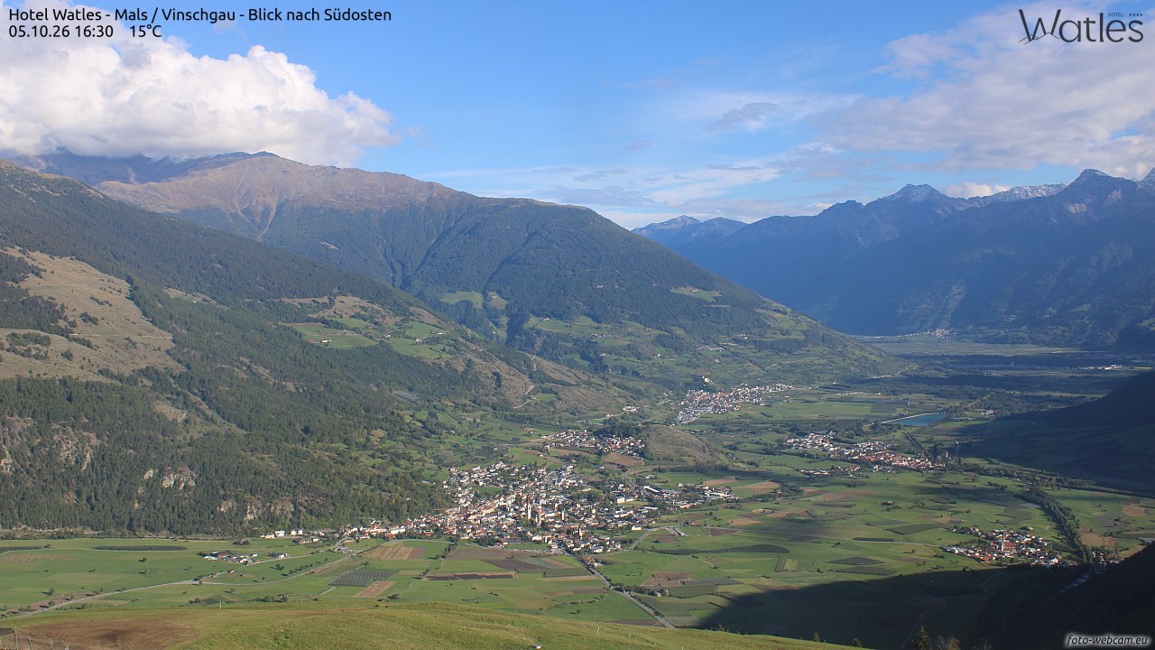 Archiv Foto Webcam Panoramablick vom Hotel Watles