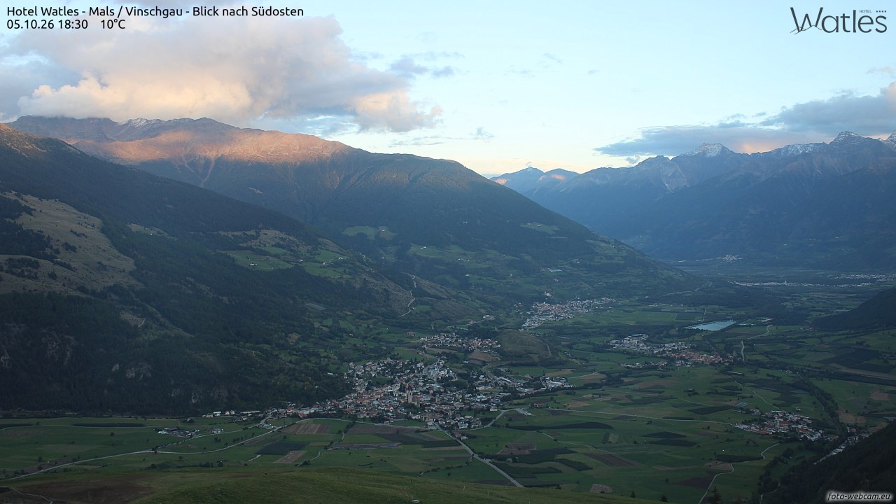 Archiv Foto Webcam Panoramablick vom Hotel Watles
