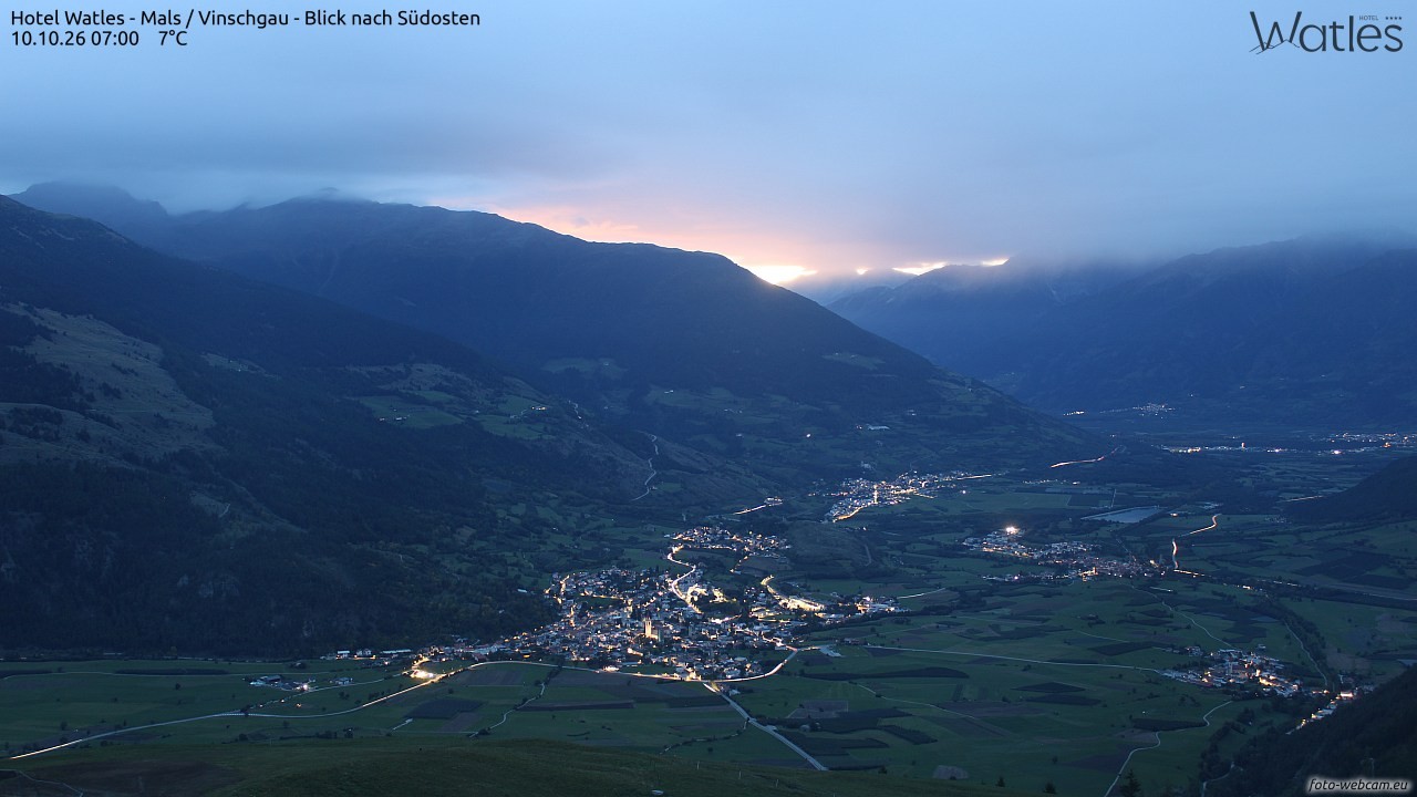 Archiv Foto Webcam Panoramablick vom Hotel Watles